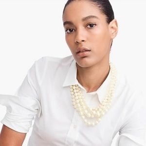 J.Crew Multi Strand Pearl Necklace